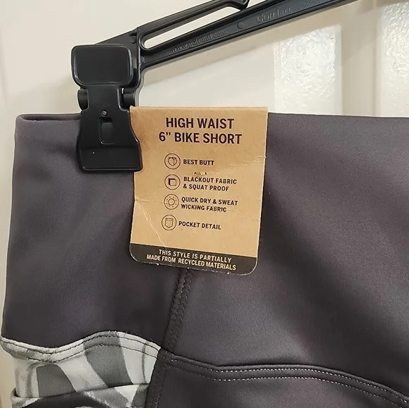 NWT PINK Victoria's Secret 6in Bike Shorts XL Gray - Picture 4 of 5